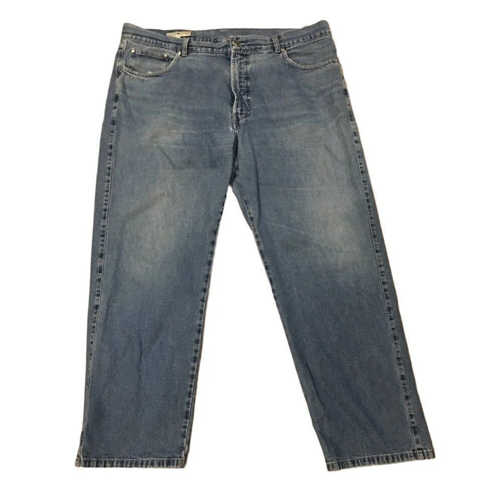 Joseph Abboud Mens Blue Denim Jeans Size 40 Classic Fit Straight Leg